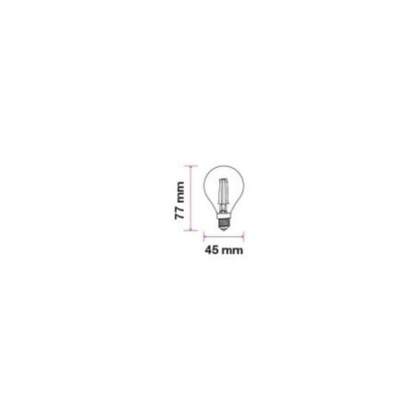 V-TAC VT-1996 Lampadina LED E14 4W P45 Filamento Bianco naturale - 4000K