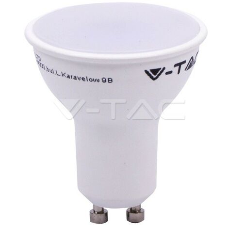 V-TAC VT-2225 Confezione da 6 faretti LED GU10 4,5W 100° Copertura Satinata