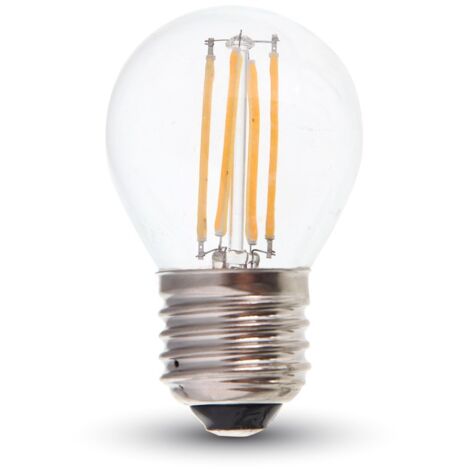 V-TAC VT-1980 Lampadina LED E27 4W G45 Filamento Bianco caldo - 3000K