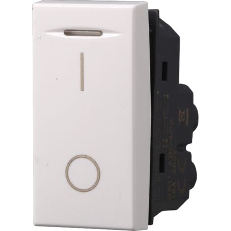 Interruttore Dimmer Modulo T2 Bianco /Nero/Alluminio Compatibile