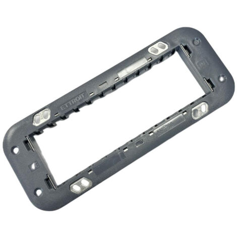 Supporto Placche BTicino Living 3 Moduli | Grigio | Confezione Da 2 | Per Interruttori E Prese - Foto 5