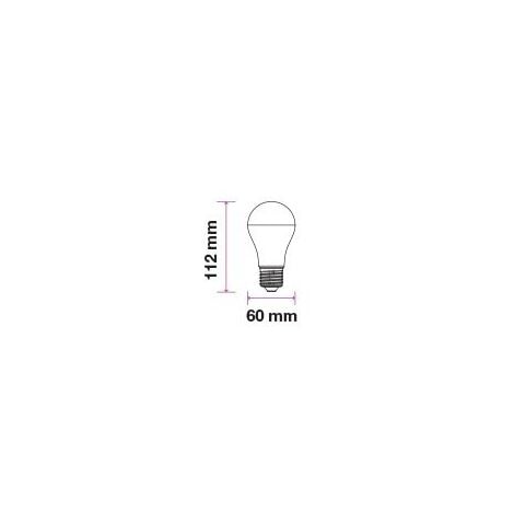 V-TAC VT-2099 Lampadina LED E27 9W A60 Bianco caldo - 2700K