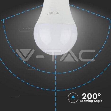 V-TAC VT-2099 Lampadina LED E27 9W A60 Bianco caldo - 2700K