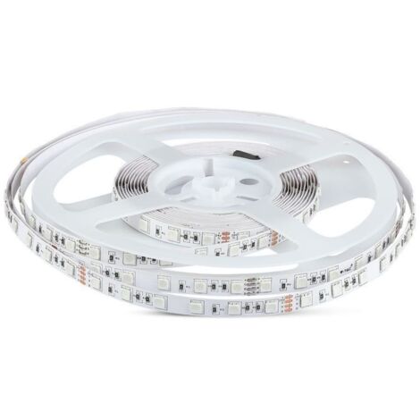 V-TAC VT-5050 24V Strip LED SMD5050 9W/m 5m 60 LED/m 24V 4000K IP20 10mm SKU 2459