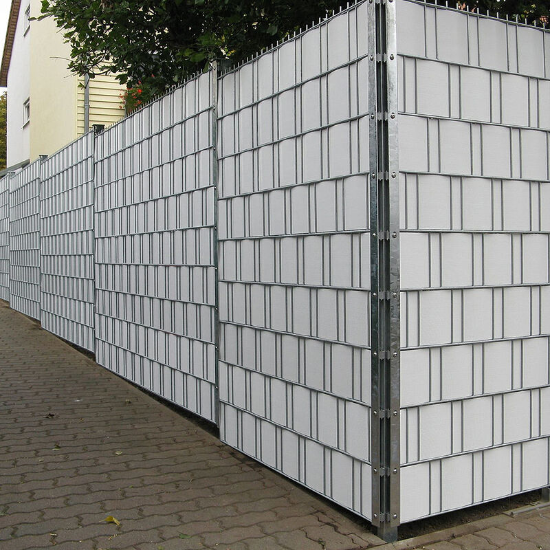 Paravento In PVC Per Recinzione - Rotolo 65m X 19cm, Colore Antracite, Frangivento E Frangivista, Resistente Allo Strappo