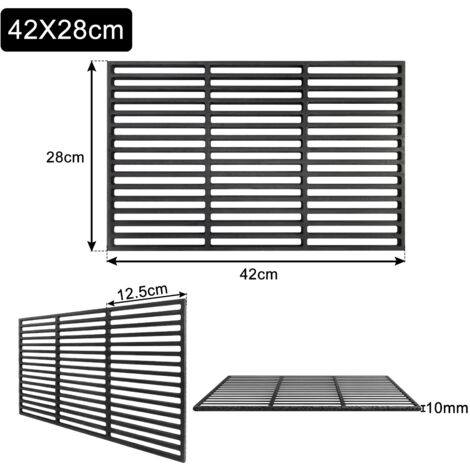 Griglia In Ghisa Per Camino, 16 X 28 Cm, Per Camino In - Foto 5