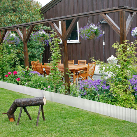 Stampi Per Cemento Relaxdays 4 Pezzi - Forme Per Vialetti Giardino 42x42cm, Nero - Foto 1