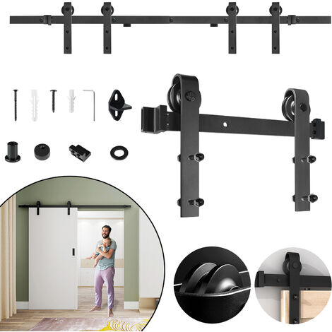 Sistema Scorrevoli Per Armadi - Binario 2 Metri, Per 2-3 Ante, Peso 55kg - Foto 6