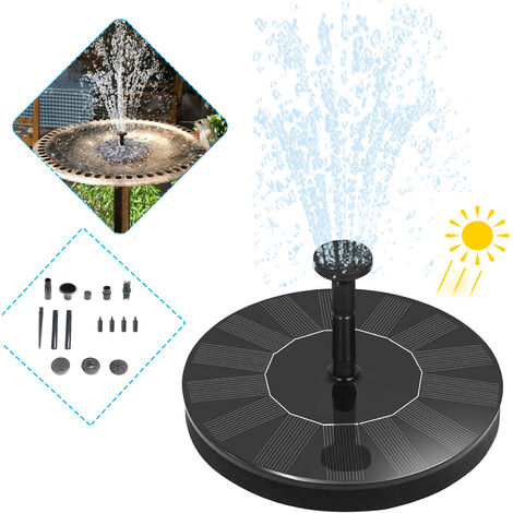 Fontane e cascate per piscina Pompa Solare per Laghetto, Fontana per ...