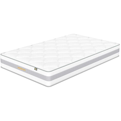 Matelas 160x200 cm à ressorts ensachés – 25 cm d’épaisseur, 7 zones de confort, soutien mi-ferme/ferme (H3/H4), ergonomique, certifié Oeko-Tex