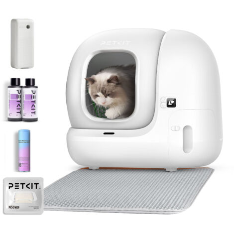 PETKIT Pura Max 2 Selbstreinigende Katzentoilette, 76L Fassungsvermögen, xSecure Sicherheitssystem, Geruchs- & Auslaufschutz, APP-Steuerung, Automatische Katzentoilette für Mehrkatzenhaushalte