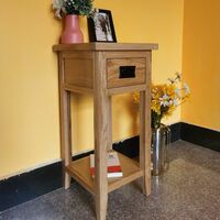 Console Table with 1 Drawer and Shelf - Tall:36Wx36Dx74H
