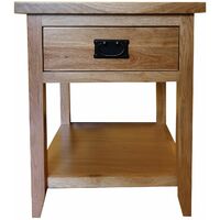 Console Table with 1 Drawer and Shelf - Short:50Wx50Dx60H