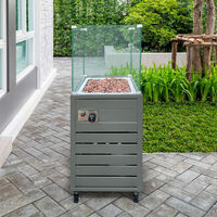 50000BTU Outdoor Gas Patio Heater with Wheels