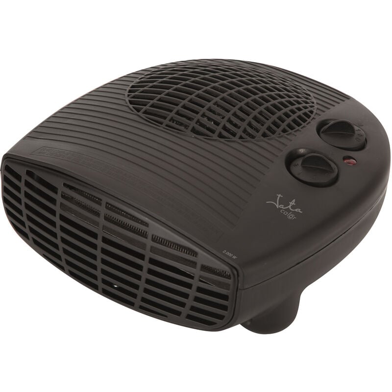 Jata TV63 Calefactor Baño Eléctrico con Termostato Ajustable, 2000 W, 2  Potencias de Calor y Ventilador