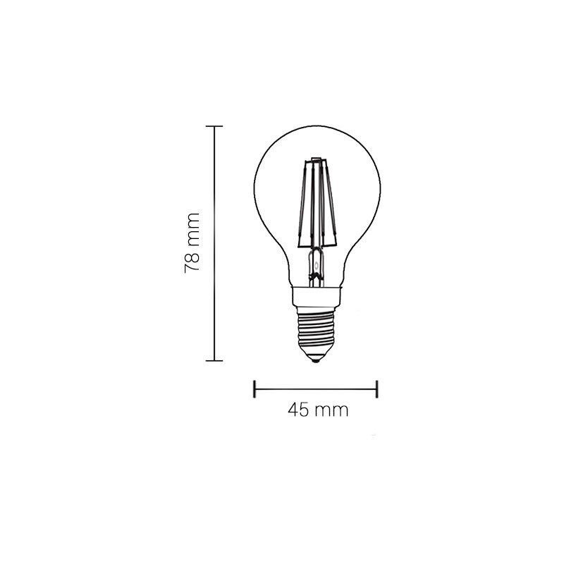 Ampoule LED Filament E14 4.8W 470 lm C35 Parathom Classic 4058075591257 Blanc  Chaud 2700K 300