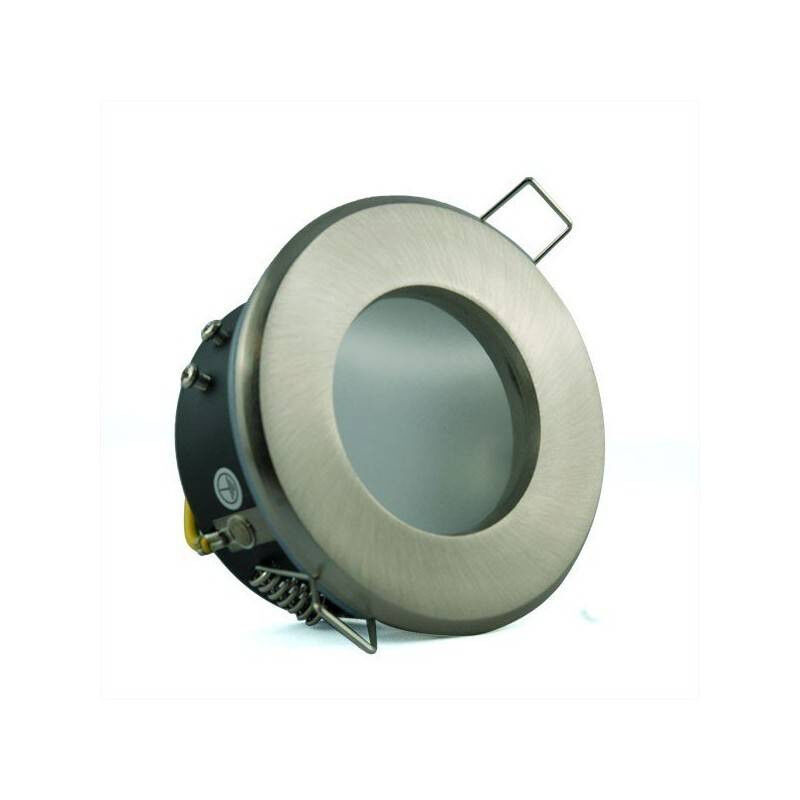 Support Spot LED Encastrable Max 10W GU5.3/GU10 AC/DC12V AC220-240V Étanche  IP44 Carré