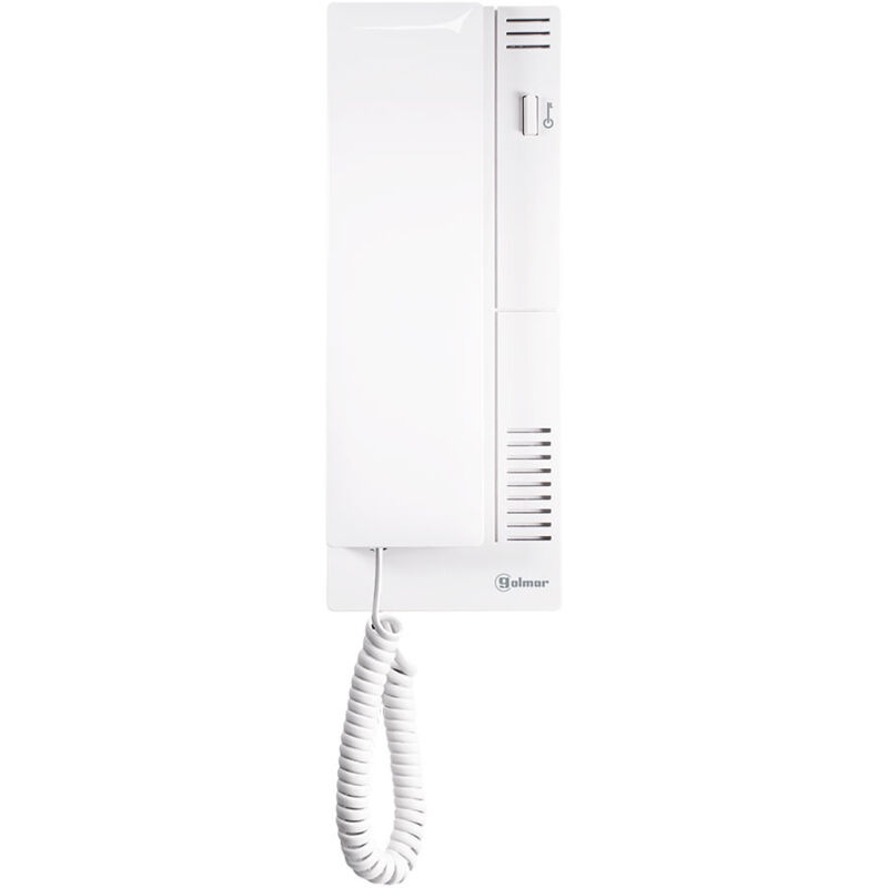 Interphone Intérieur Golmar T 510R - PVC - Blanc