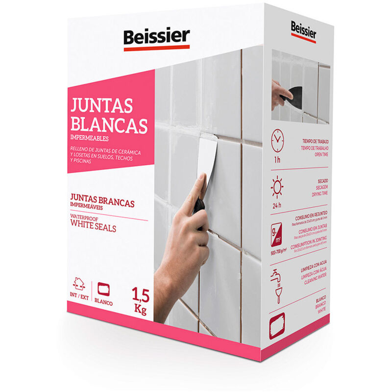 Beissier joints blancs impermeable 1.5kg 70162-002