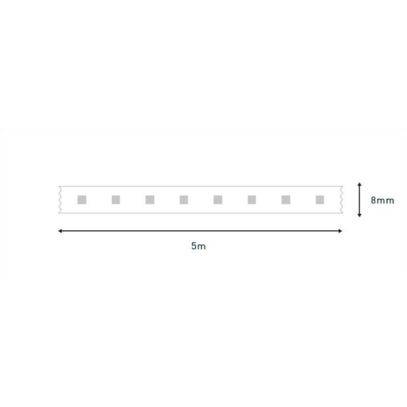 Ruban Led Smart WiFi 24W 5m IP65, RGBW 2700K-6500K, éclairage décoratif  pour chambre, Bande Led Réglable et multicolore, application TUYA, Alexa et