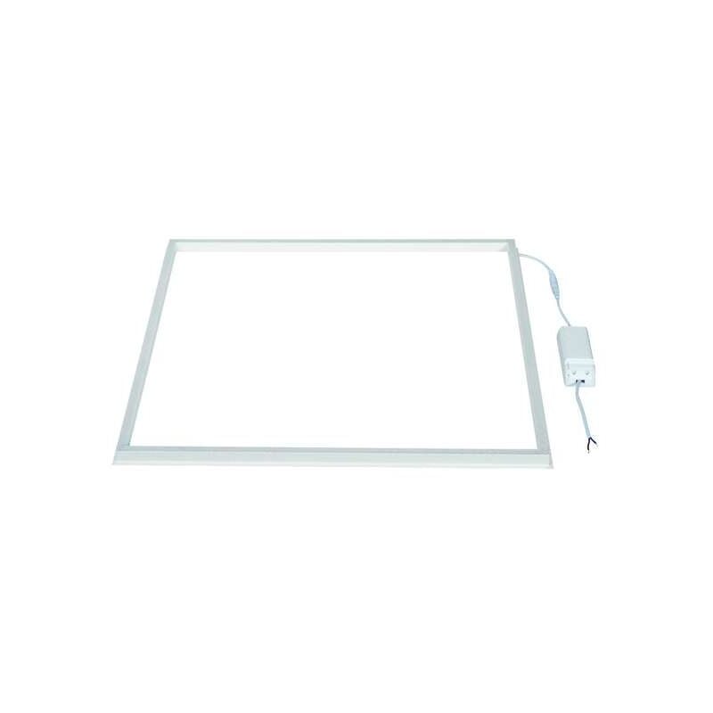 Dalle LED 40W carré 59,5x59,5mm Chrome mat - Blanc du Jour 6400K