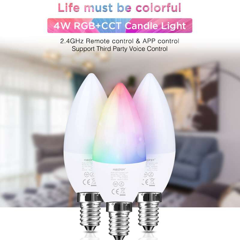 Lampe À Poser 1X9.5W - Blanc (Télécommande Incluse) Compatible