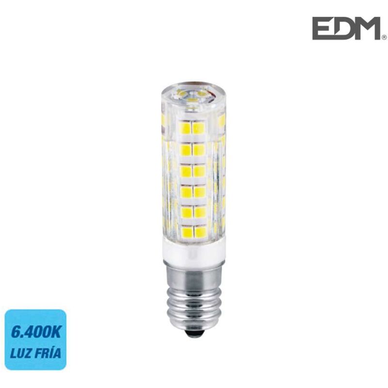 AMPOULE TUBULAIRE LED E14 1.8W 130lm 6400K LUMIÈRE FROIDE Ø1.8x4.8cm EDM