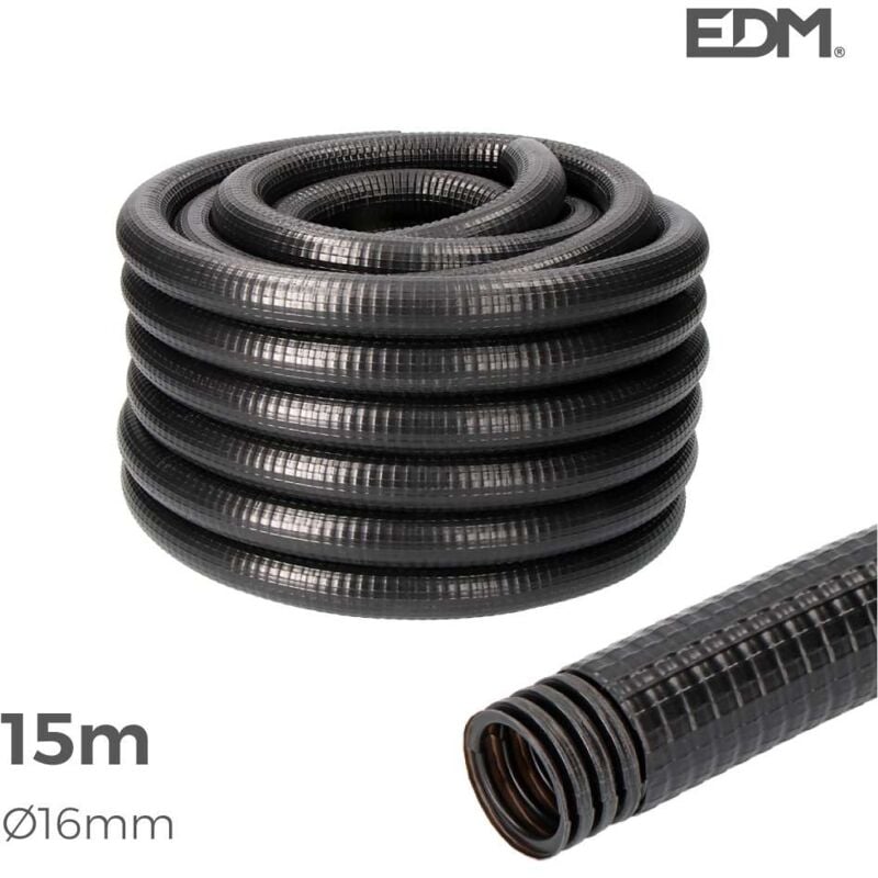 Gaine Électrique ICTA Ø25mm Noir Usage Extérieur 15m