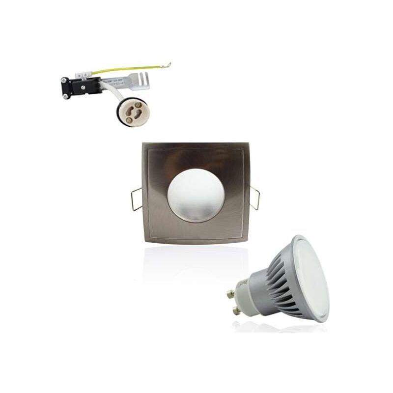 Spot encastré LED 3-Step-Dim Cole Coin Kit de base IP44 rond 88mm Coin 3x6W