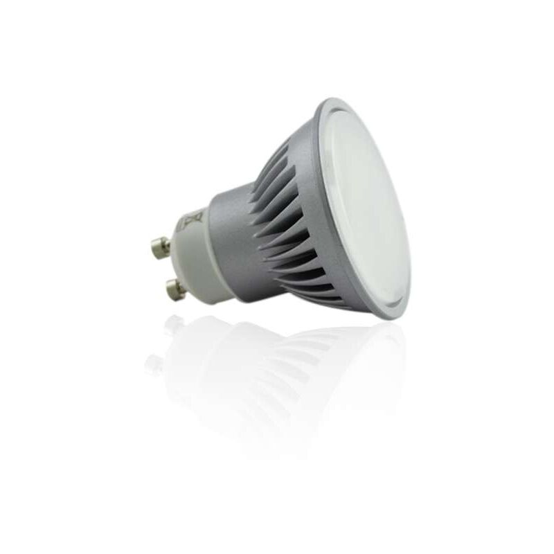 GeyouLux Spot Uplight LED 6W IP44 – Lampe De Sol Extérieur/Intérieur Aluminium – Éclairage Indirect 2700K Avec Interrupteur Pied
