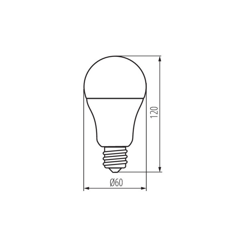 Ampoule LED E27 Sphérique 20W (équivalent 104W) - Blanc chaud