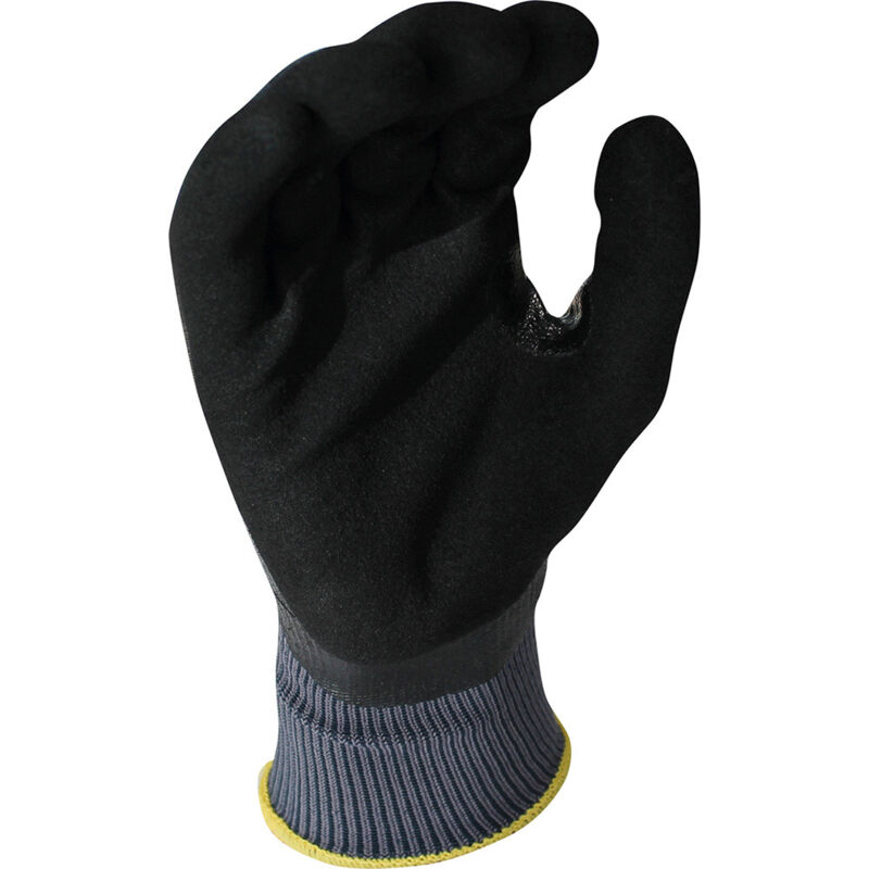 Gants De Travail Juba Safety H552RF - Lot De 9 En Nylon Avec Double Revêtement Nitrile, Renforcés
