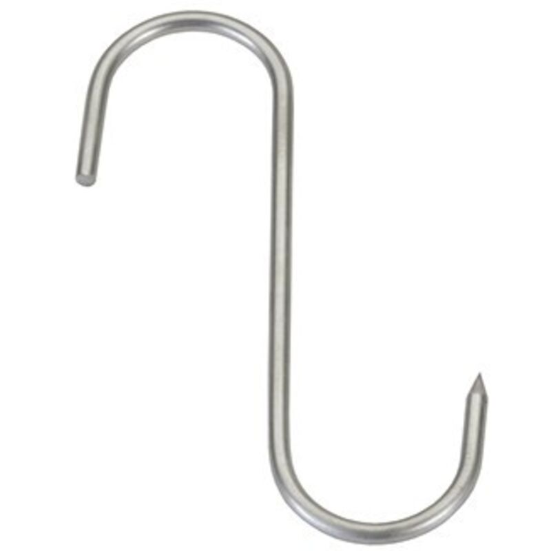 Crochet de boucher inox 18/8 longueur 140mm épaisseur 5mm