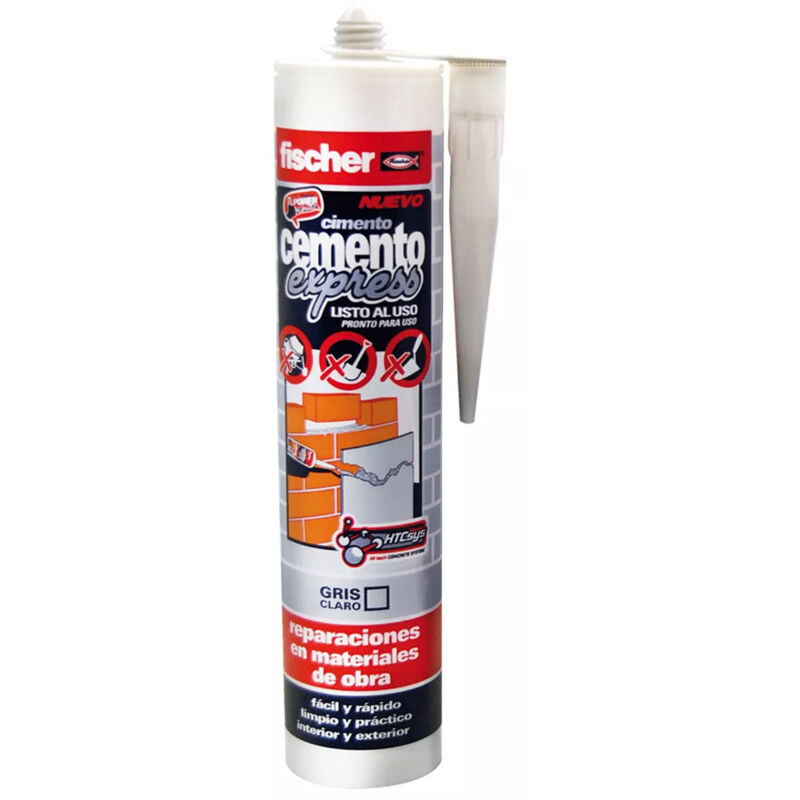 Ciment express gris clair - 310mll 512352 fischer