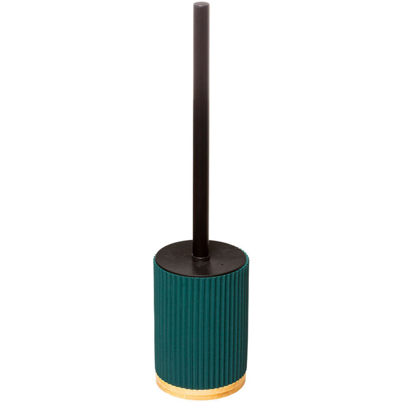 Brosse de salle de bain verte petrol. collection 'couleurs'