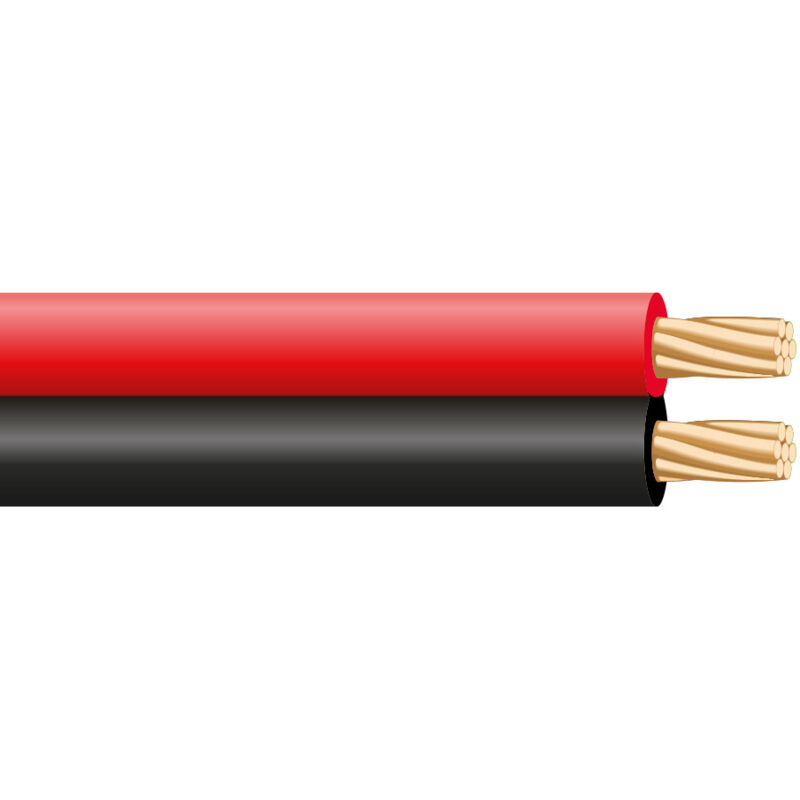 Câble 10mm2 Rouge ou Noir à la coupe au mètre