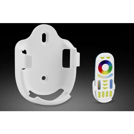 Support Mural Pour Télécommande Ventilateur | 4 Pièces, ABS | Adhésif Puissant Sans Perçage | Pour Maison, Cuisine, Chambre | Design Rayures Horizontales