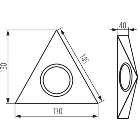 Luminaire encastré blanc pour meuble Kanlux ZEPO - Culot G4, Classe III, IP20
