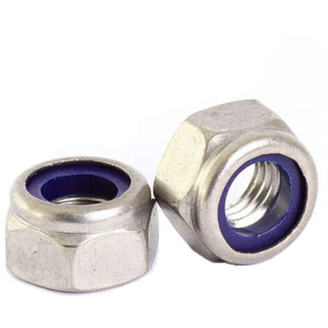 Lot De 5 écrous à Château Fendu En Acier Inoxydable 304 - Filetage M8 X 1.25mm