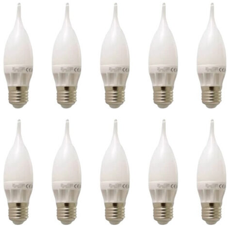 Lot De 10 Ampoules LED BA7S 12V - Blanc 50 Lm - Pour Tableau De Bord Et Témoins Voiture - 13