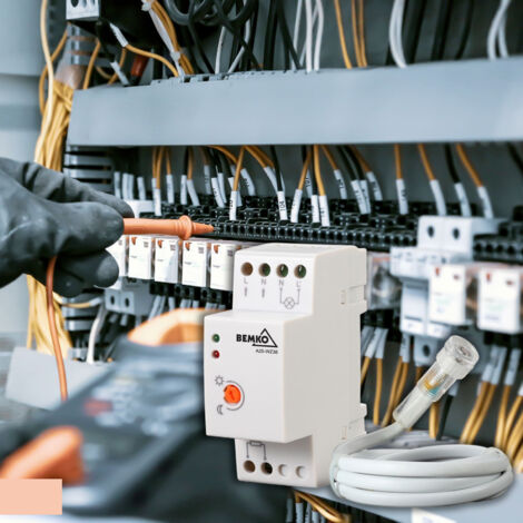 Interrupteur crépusculaire 20A - Plage 2-100 Lux - Rail DIN - IP20/65 - AC230V