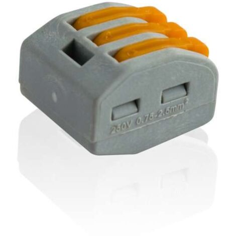 Borne de connexion électrique 3 fils type 222-413  Lot de 50