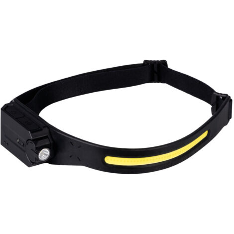 Lampe Frontale LED Brennenstuhl SL350 - Rechargeable, 3 Couleurs, Activation Sans Contact, IP44