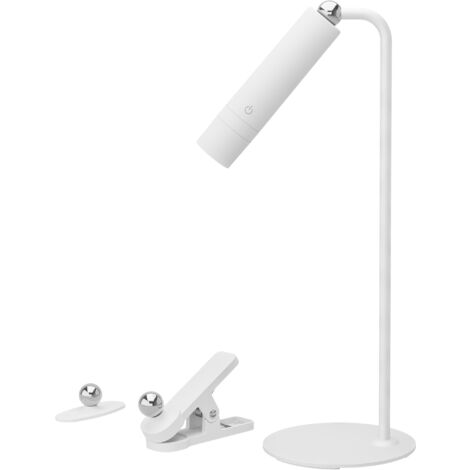 Lampe De Bureau LED Rechargeable Sans Fil - 5 Couleurs De Lumière (3000K à 6000K) Et 10 Niveaux De Luminosité - Batterie 2500 MAh, Minuterie, Port USB - Parfaite Pour Lire, Travailler, Chevet