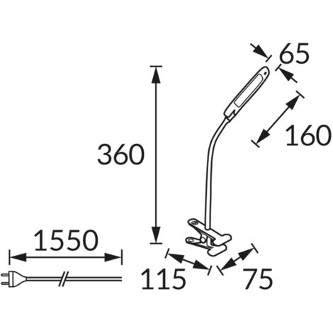 Barre Lumineuse LED Magnétique Avec Horloge - 3 Modes, Fixation Aimantée, Pour Bureau, Armoire, Salle De Bain