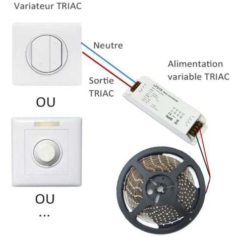 Alimentation LED 24V 100W Dimmable (variable) 4,17A