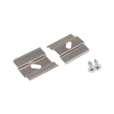 Fixation pour profilés en aluminium HANDLE - Alliage d'Aluminium - Couleur Aluminium