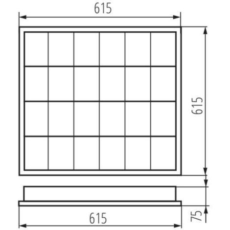 Réglette G13 L.61.5 cm, 8 W, blanc neutre