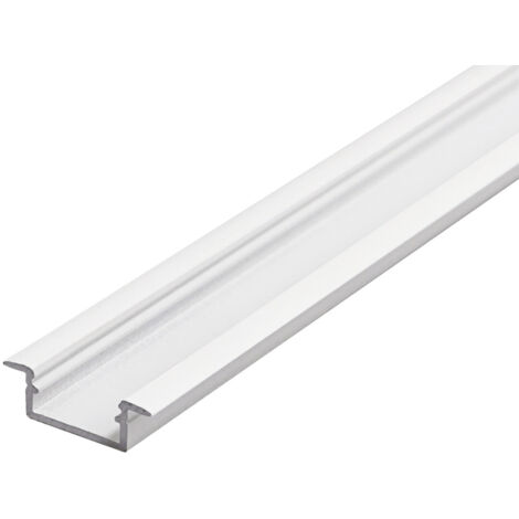20 X Profilé Led Encastrable De 2M, Flexibles, Avec 20 Diffuseurs Blancs. Profilés En Aluminium En Rail De 20mm, Parfaits Pour L'éclairage Indirect. Idéal Comme Profile Alu Pour Ruban LED