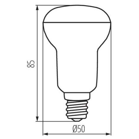 Ampoule LED E14 6W R50 équivalent à 41W - Blanc Naturel 4000K